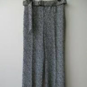 WHBM |Zebra print wide leg pants | 12 R